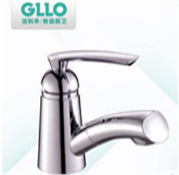 GLLO洁利来抽拉洗头水龙头全铜台下盆面盆浴室柜单把孔正品