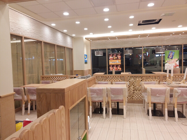 快餐店装修材料灯具