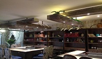 怎样选用快餐店装修材料的室内灯具