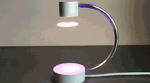 UFO、磁悬浮+LED=一盏台灯